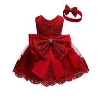 Catch weekly female baby Summer Girl dress dress puffy princess dress Full Moon Birthday big bow dress