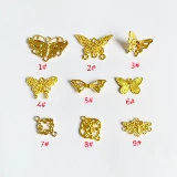 Металлическая подвеска в форме цветка с кисточками, китайская шпилька, аксессуар для волос, аксессуары, золотой цвет