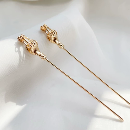 Металлическая китайская шпилька, аксессуар для волос ручной работы, аксессуары, 160мм