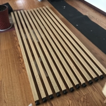 Nordic Solid Wood Partition Wood Strips Decorated Wooded Screen Upright Living-room Modern Dell Neyo Entrance To The House In Genguan Wood Grilles