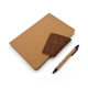 New Coffee Grounds Cork Buckle Notebook A5 Business Gift Notebook Set Can Be Printed with Logo