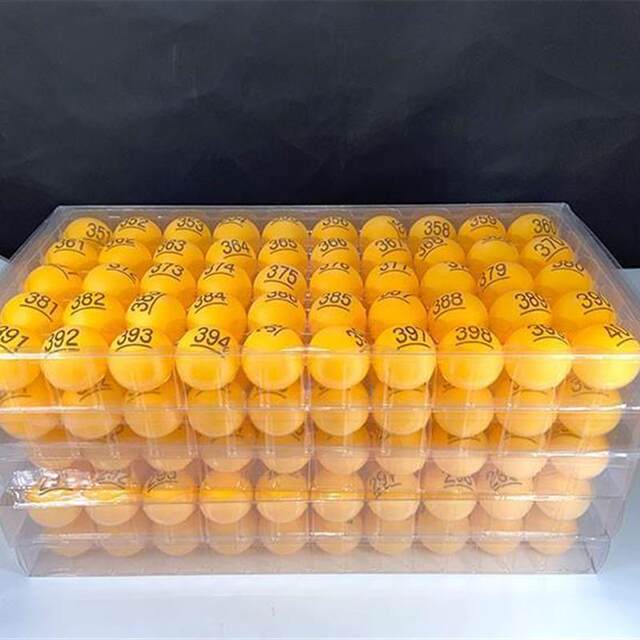 Lottery Ping Pong Ball Holder Storage Box Transparent Display Ball Box Neat and Beautiful Ball Number Props