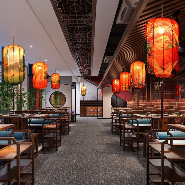 Chinese-Style Chandelier for Hot Pot Restaurant, Chinese-Style Restaurant, Homestay, Hotel, Barbecue Shop, Ancient-Style Outdoor Lantern