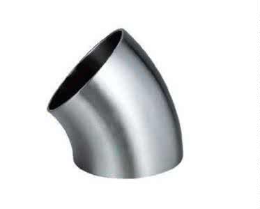 304 stainless steel welding 45 degree elbow hygiene grade to welded fine double mirror surface welding bend 19 - 219