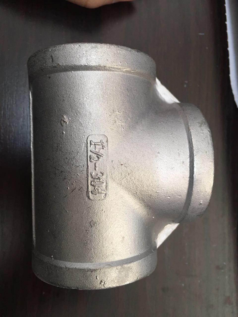 201 stainless steel three-way wire opening tee joint inner wire internal tooth three-way water pipe joint threaded tee 4