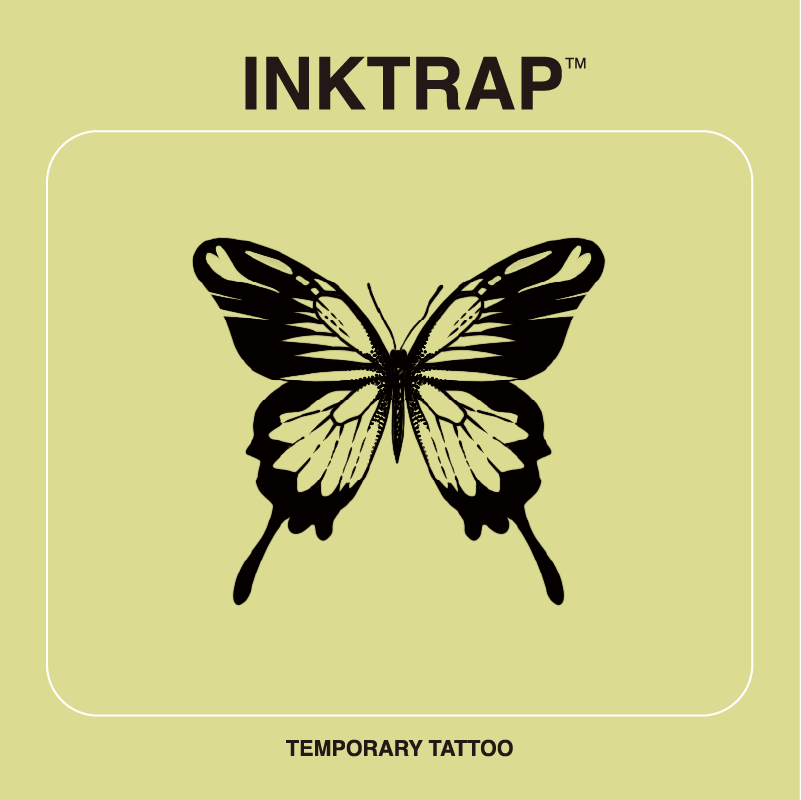 Inktrap Ink Trap Waterproof and Sweat-Proof Long-Lasting ins Herbal Tattoo Stickers Butterfly 4*3.6cm Inktrap Ink Trap Waterproof and Sweat-Proof Long-Lasting ins Herbal Tattoo Stickers Butterfly 4*3.6cm