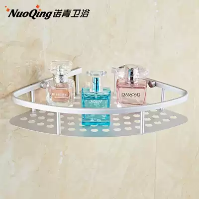 Space aluminum bathroom shelf Powder room tripod 2 3-layer bathroom bathroom pendant Toilet hardware wall hanging