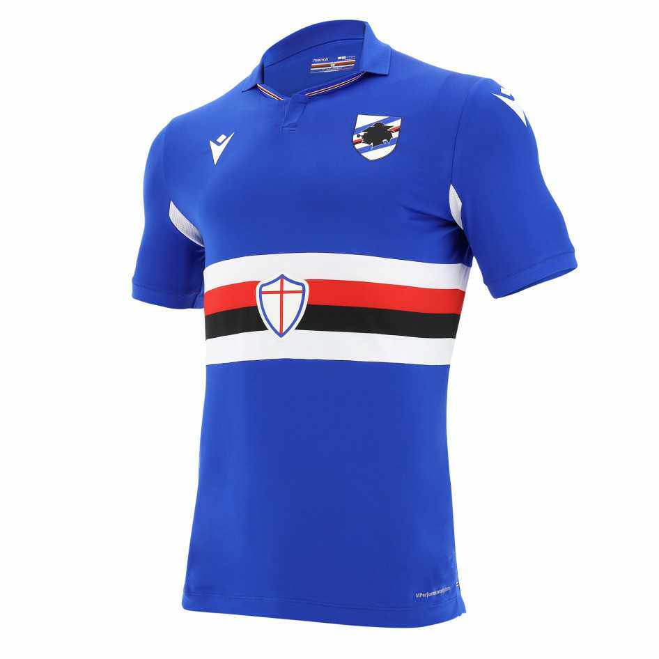 Macron Sampdoria Cedoria 2020 21 Home Players' Edition Jersey See description