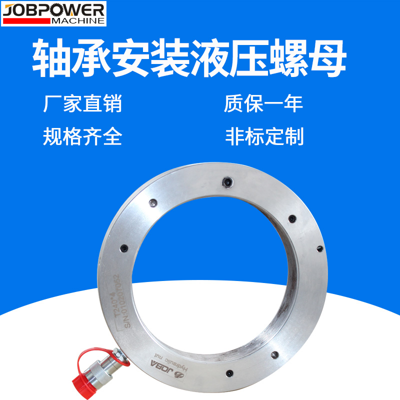 Hydraulic nut retreat sleeve fitting and removing high strength hydraulic nut HMV series manually