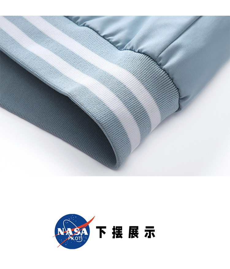 Показать Wo костюм 【百亿补贴】nasa官网春秋潮牌棒球服男女新款宽松情侣夹克外套潮