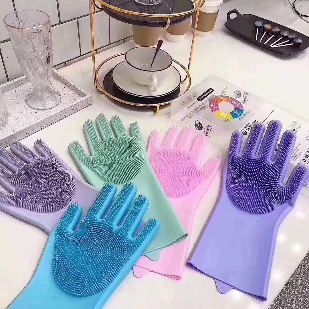 Wash dishwash gloves