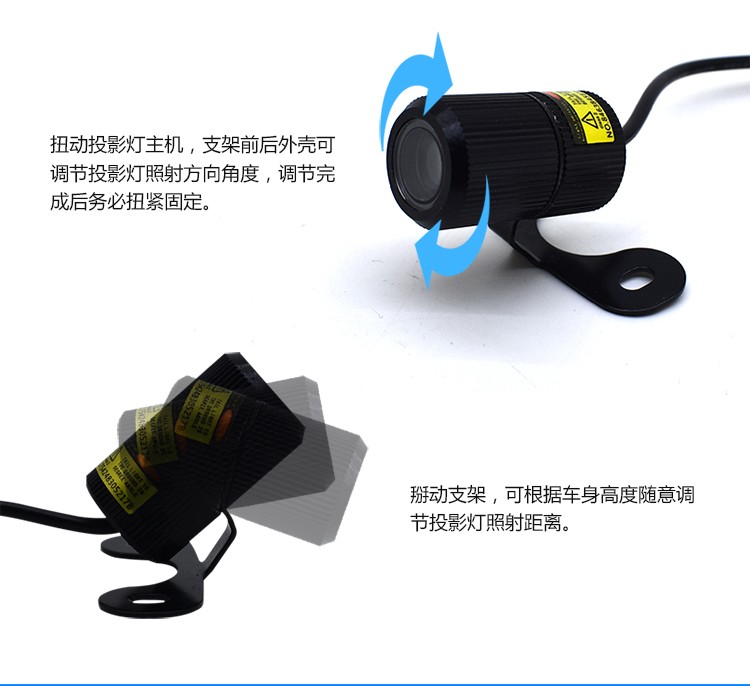 Đèn xe máy sửa đổi phụ kiện đèn led trang trí đèn lồng cánh thiên thần chiếu đèn chiếu sáng đèn chiếu sáng khung laser den l4x