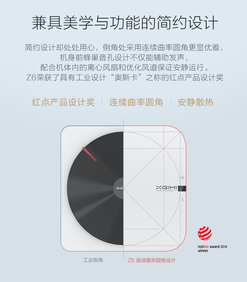 [Spot] Extreme Meter Z6 Không có TV Màn hình 1080 Máy chiếu gia đình thông minh Không dây HD 3D Rạp hát