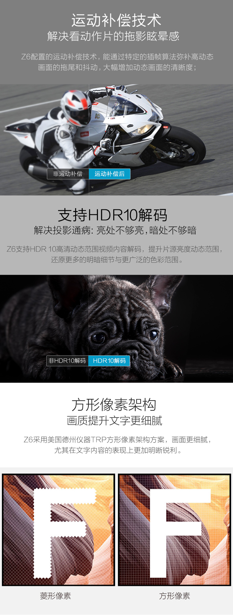 [Spot] Extreme Meter Z6 Không có TV Màn hình 1080 Máy chiếu gia đình thông minh Không dây HD 3D Rạp hát