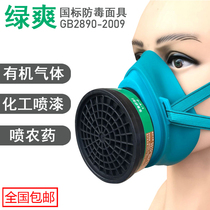 Anti - gas mask paint special activated carbon green cool L930 mask chemical odor chemical laboratory anti - gas mask