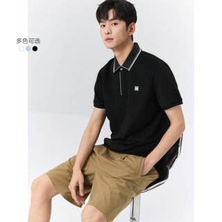 Gxg men's clothing small label embroidered business polo shirt men 24 years summer product g24x242007