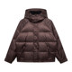 GXG Men's Clothing Mall Same Calm Brown Series Brown Down Jacket 2022 ລະດູຫນາວ ສິນຄ້າໃຫມ່