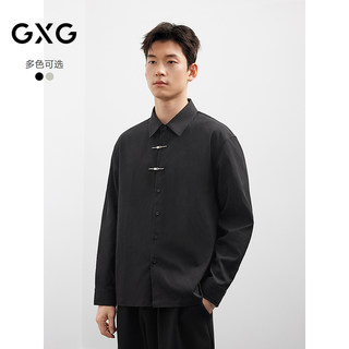 Gxg men's new chinese style men's chinese style long-sleeved shirt high-end 25th autumn new style #g25d033054