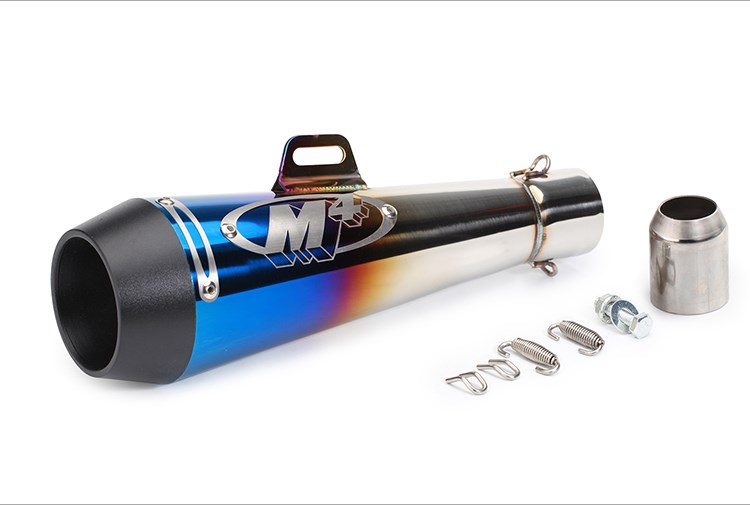 Xe máy sửa đổi ống xả M4 GY6125 Yamaha Fuxi WISP RSZ Huanglong 300 ống xả phổ quát - Ống xả xe máy bô xe máy exciter 150