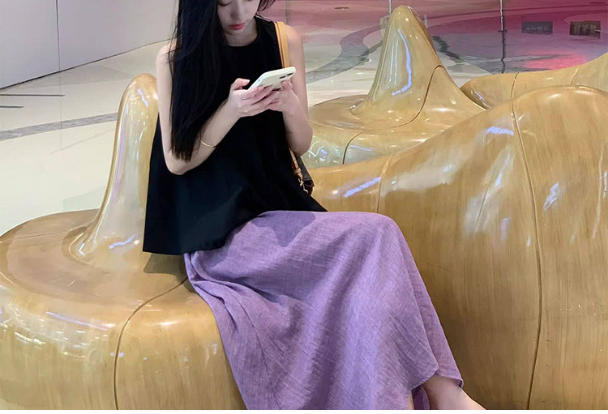 孕妇装夏装套装2026夏季法式名媛风遮肚显瘦大码上衣半身裙两件套 — 21