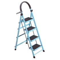 Ladder ins home folding telescopic stairs Four steps five steps Escalator Climbing indoor telescopic thickened herringbone ladders