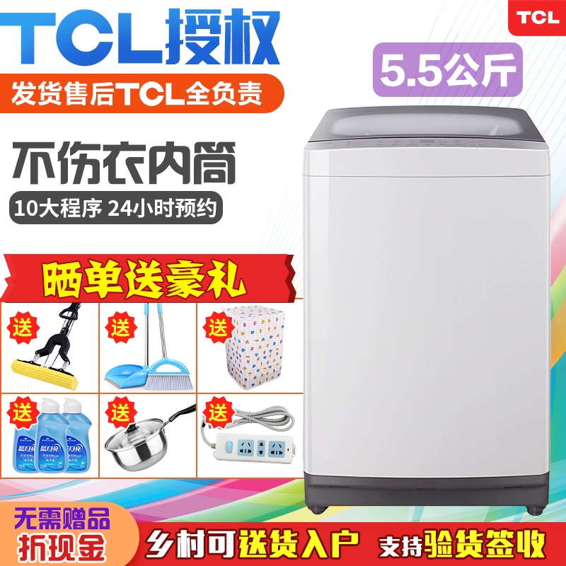 TCL XQB55-36SP Chương trình cấp nước 8 cấp 8 máy giặt tự động 5,5 kg - May giặt