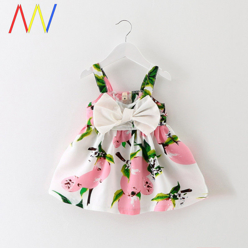 Birthday Kids Girl clothes Princess Baby Wedding Bow Dress