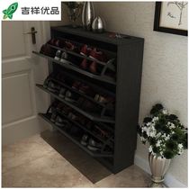 Thin small apartment mini shoes kitchen 17 thick 80 narrow 120cm long 90 wide thin one meter long 110 high shoe cabinet