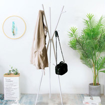European coat rack Floor-to-ceiling indoor hanger Bedroom household simple door hanging bag rack White Nordic style simple