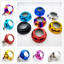 3 inch lens hood color decorative cover Burn-out color Cayenne cover Red blue gold dazzling hood decorative cover