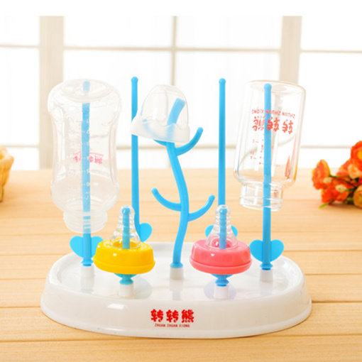Baby Bottle Rack Newborn Baby Bottle Drain Rack Dust-proof Drying Bottle Rack Put Bottle Drying Drying Bracket