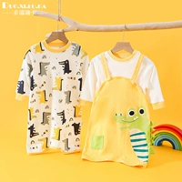 Длинная лошадь во рту+желтый крокодил