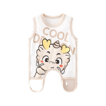 Baby belly pocket pure cotton summer thin newborn legs and pockets all four seasons of universal birth baby vest style