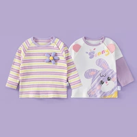 Фиолетовые цветы + пурпурный кролик с каракули