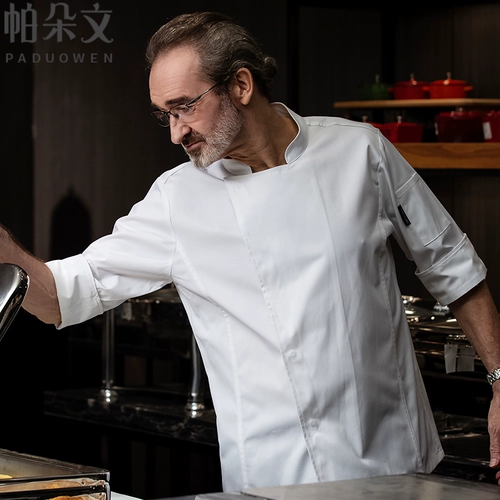 Ресторан Restaurant Western Food Chef Work Clote Seven -точка рукава ресторан ресторан Отель Back Кухня выпечка кухня кухонная рукав кухня кухонная рукав