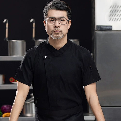 Шеф -повара рабочая одежда мужская короткая -выпека