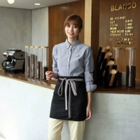 앞치마가 여성 그레이. 상의