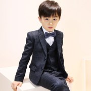 Trẻ em quần áo trẻ em Flower trai Xuân Thu Piano Performance ăn mặc Trong Big Kids ăn mặc Suit Coat Hàn Quốc Suit.