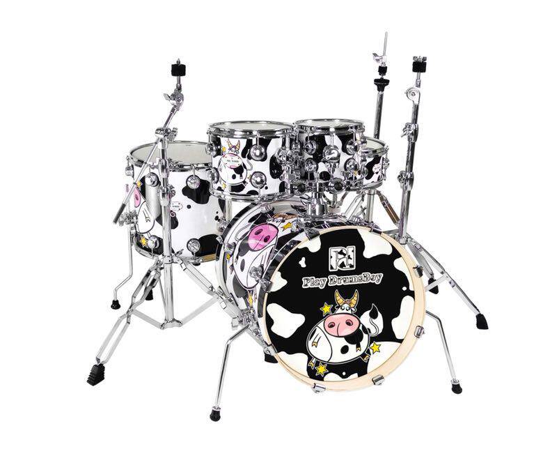 South Korea PD "Mr. Wood Children's" Drum Set Drum Jazz Drum Professional Play Drum 5 Drums