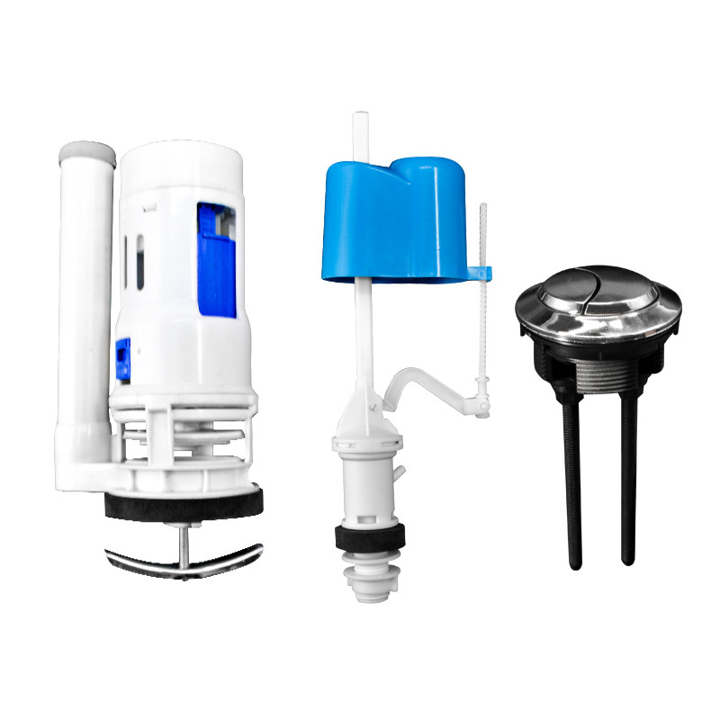 [USD 6.82] Double Press Universal Toilet Tank Drain Valve Vintage