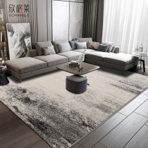 Living room carpet Bedroom coffee table Gray Nordic style simple modern household American light luxury ins bedside carpet floor mat