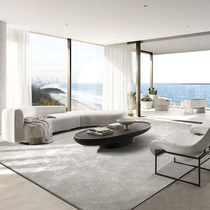 Carpet Living Room Modern Minimalist Pure Color Pattern Tea Table Blanket Floor Mat Bedroom Bedside Nordic Light Lavish Rooms Ins Wind