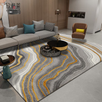 Light luxury romantic golden carpet Living room bedroom European-style stone coffee table blanket Modern minimalist bedside Nordic style floor mat