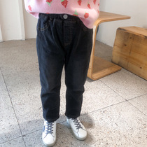 Beauty City Girls Baby plus jeans 2020 new girls dress supersoft black gray