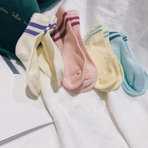 City of beautiful girls baby college style stripes socks socks 2019 spring new childrens clothing small black home