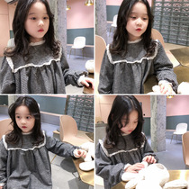 Beauty City girls plate plus dough dress in the Big Child 2020 winter new beautiful lace