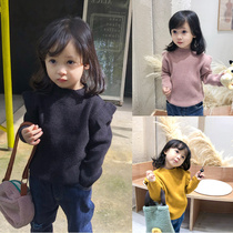 City of beauty girl baby Joker sweater bottoming 2019 Winter new girl dress small sweet