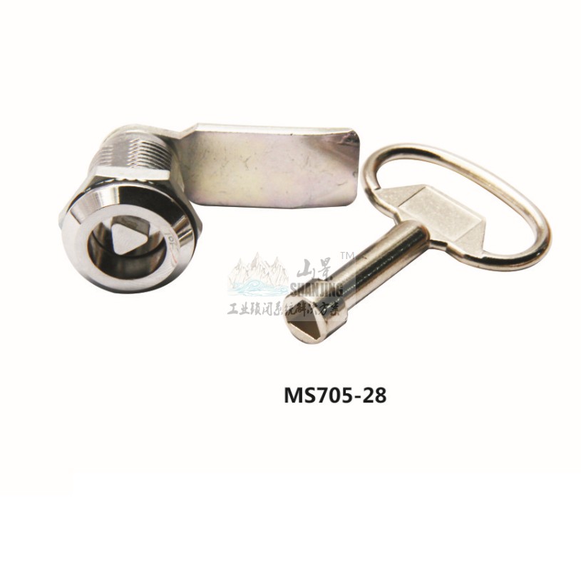 MS705-27 triangular lock core outer hexagonal core outer hexagonal core waterproof lock black open door key