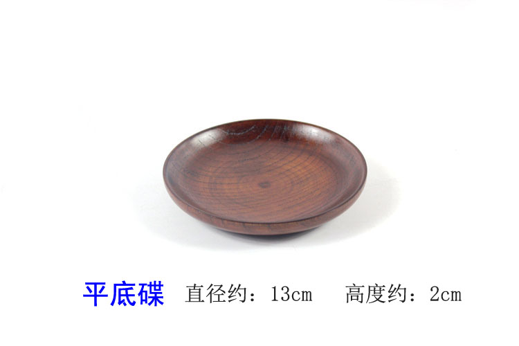 Đĩa gỗ tấm nhỏ xương đĩa nhỏ món ăn đĩa vuông món ăn tròn món ăn - Tấm gia dụng gỗ