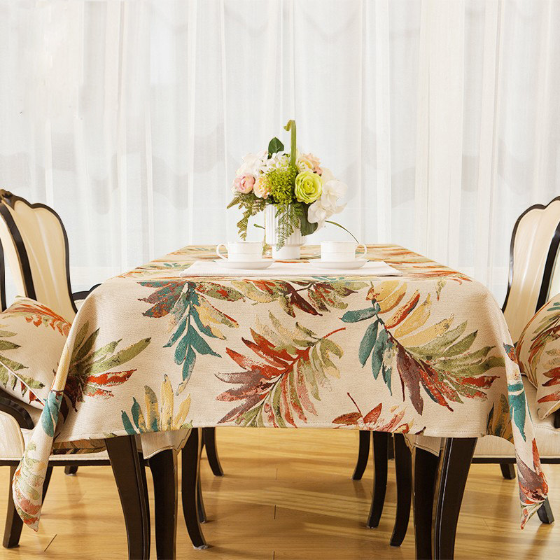 Dafan Brewery New Pastoral Country Table Cloth European-style high-end fashion tea table rectangular tablecloth